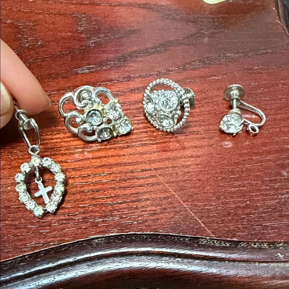 Vintage screw on earrings Jewelry Set - Picture 1 of 9